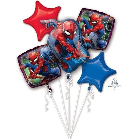 ANAGRAM Anagram 87916 Spider-Man Webbed Wonder Bouquet Foil Balloon 87916